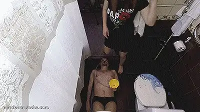 Mistress Natasha - Evelyne Cage - Portable Toilet (Full HD)