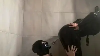 Toiletslaveanddommes - Mistress Luna another Epic enema in throat
