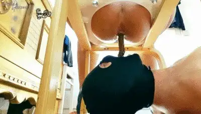 RosellaExtrem - Mega hard and thick shit sausage pooped into the slaves mouth!