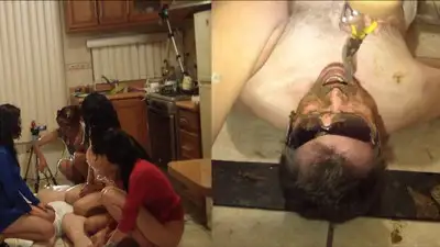Scat-Princess Mini Series - Toilet Man Abuse in the Kitchen Part 3