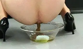 Toilet Slaves Scatology - Office Pet Gets Poo Breakfast!