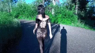 Mistress Emily - Toilet slavery in the woods - HD version