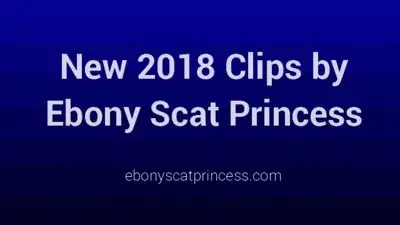 EbonyScatPrincess Scat Domain - Scat ass and Sparkly Unicorn Poop - Double Feature (MOV)