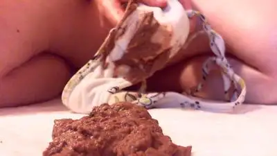 Shitty Store - I lick my shit on white brazilian bikini