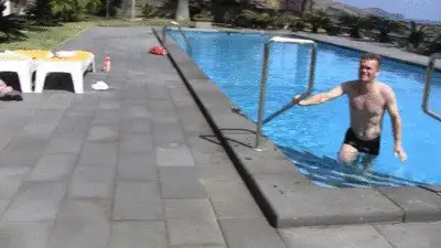 Scat and Piss Femdom - Rachel pee at the pool Remasterd