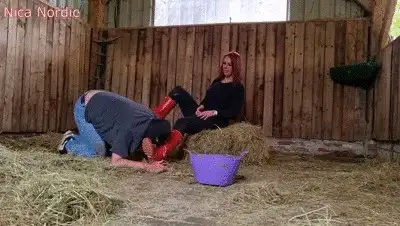 Miss Nica Nordic - Head pressed into the piss
