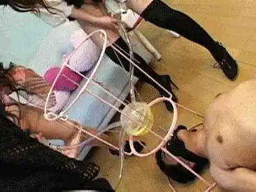 Toilet Slaves Scatology - Triple mistresses perform urinal experiment
