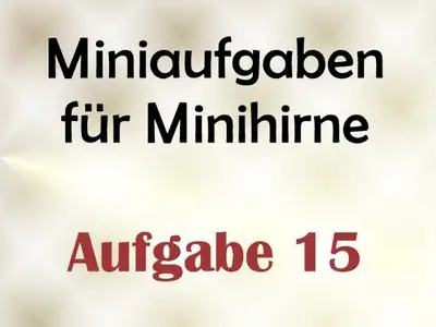 HERRIN LADY ANJA - Miniaufgabe für Minihirne - Aufgabe 15
