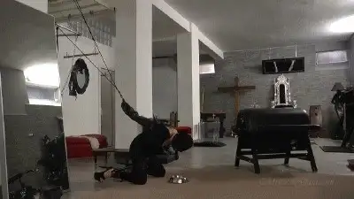 Gaia Femdom - MISTRESS GAIA - TIGHTLY BOUND HOODED & MILKED - HD