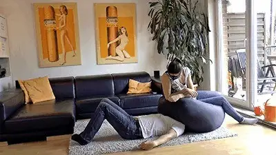 Madame Marissa - Pain and breath play under the beanbag
