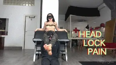 Gaia Femdom - MISTRESS GAIA - HEAD LOCK PAIN - HD