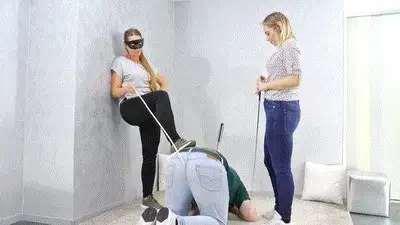 Boss Girls Productions - Queen Hanna and Lady Nora beat the slave - small version