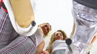 Boss Girls Productions - Double high heel trampling on your face - small version