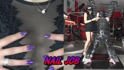 Gaia Femdom - MISTRESS GAIA - NAIL JOB - HD