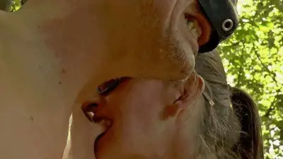 Madame Marissa - Biting the slave bound in the woods