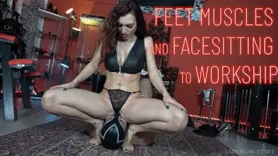 Lady Scarlet - Lady Scarlet - Feet muscles and facesitting to worship