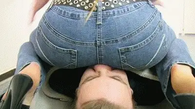 Boss Girls Productions - Jeans sitting with Katharina