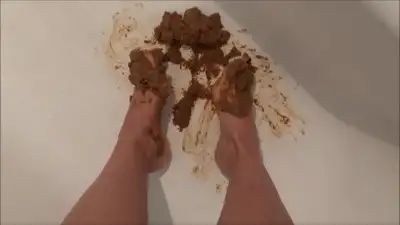 Under Mistress Roberta ass! - Mistress Roberta - Eat the huge soft shit from my feet pov