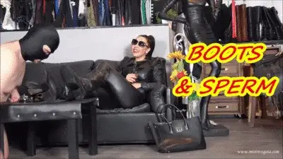 Gaia Femdom - MISTRESS GAIA - BOOTS & SPERM - HD
