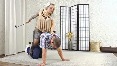 Boss Girls Productions - How convenient to have a slave pony! - small version