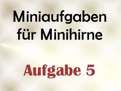HERRIN LADY ANJA - Miniaufgaben für Minihirne - Aufgabe 5