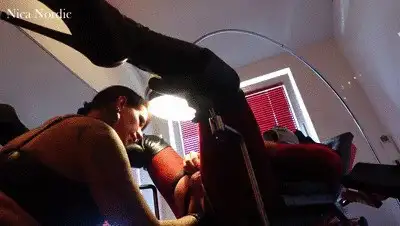 Miss Nica Nordic - Crass with the XXl strapon to the mercy