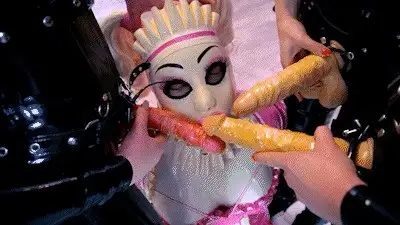 Mistress BlackDiamoond - Fuck mouth test: Blow our strap-ons!