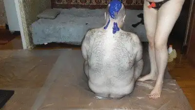Natalia Kapretti - painted a shit-eater and made him drink vomit