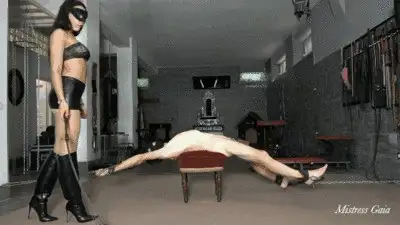 Gaia Femdom - MISTRESS GAIA - UNCOMFORTABLE WHIPPING - HD