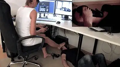 Madame Marissa - Really cheesy feet for my slave