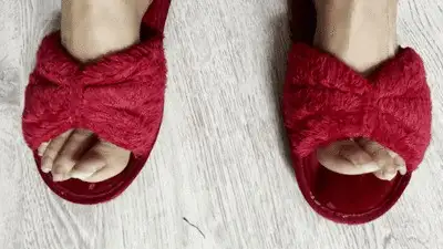 Goddess Nika - Worn Tasty Slippers
