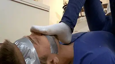 Madame Marissa - He can only breathe through my stinky socks!