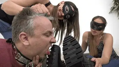 Madame Marissa - Lending my shoe cleaner to my friend (small version)