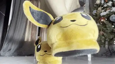 Goddess Nika - Pikachu Slippers Worship
