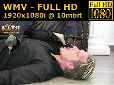 Mistress Katjas Clips & Pictures - 11-002 - Lick my steel heels and smell my feet (WMV - FULL HD - High Definition)