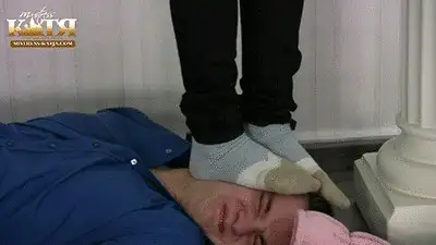 Mistress Katjas Clips & Pictures - 10-005 - Trampled under winter boots and stinky socks (WMV - HQ - High Definition)