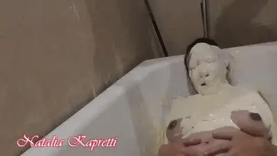 Natalia Kapretti - Sweet pregnant shit-eating Maya bathing in mayonnaise