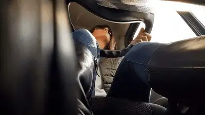 Madame Marissa - Squished under the unaware giantess' boot sole (small version)