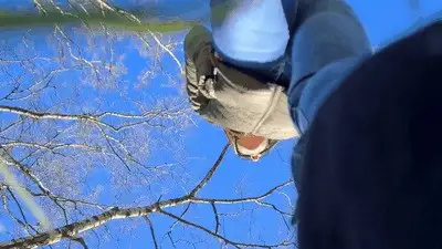 Madame Marissa - Unaware crushed and stuck to the giantess' boot sole (small version)