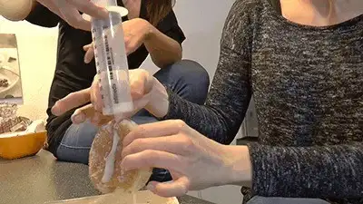 Madame Marissa - Food filled with spit for the loser