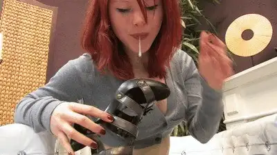 Boss Girls Productions - Jamie-Kate collects her spit for you