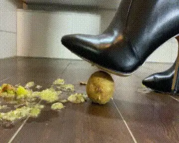 Lady Natalys work in High Heels - Kiwi Crush with Boots