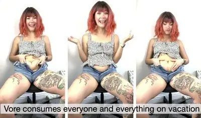 DoloresNaughties - Vore consumes everyone and everything on vacation