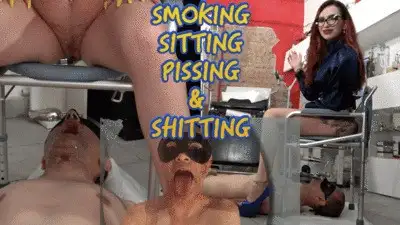 Lady Scarlet - LADY SCARLET - SMOKING SITTING PISSING & SHITTING mobile