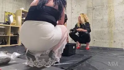 Mistress Marlena Extreme Dirty - Trying cow shit for the first time!