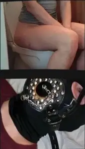 Raven Dom - I press a big Turd into his gag.
