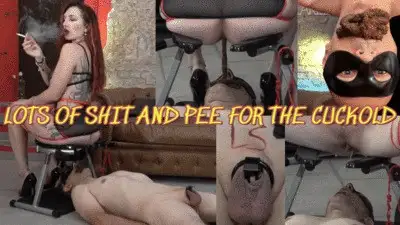 Lady Scarlet - LADY SCARLET - LOTS OF SHIT AND PEE FOR THE CUCKOLD hd
