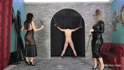 Gaia Femdom - MISTRESS GAIA - FUNNY WHIPPING - HD