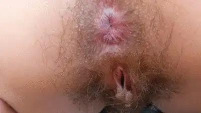 strip2nude - Genevieve Extreme Butt Wink Closeups of Her Hairy Asshole