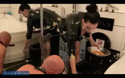 Strict Senz - Miss Alessa Milano Feeding My Toilet Slave